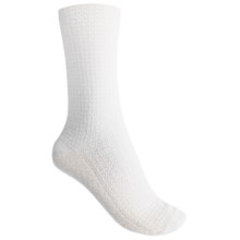 b.ella Eloise Crew Socks - Pebble Texture (For Women) in White - Closeouts