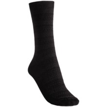 b.ella Molly Socks - Pima Cotton, Crew (For Women) in Caviar - Closeouts