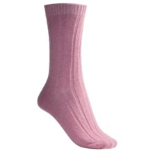 b.ella Rib Socks - Wool Blend, Crew (For Women) in Pink - Closeouts