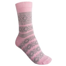 b.ella Shannon Crew Socks - Pool Tile Stripe (For Women) in Pink - Closeouts