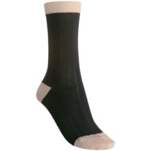 b.ella Sherry Socks - Crew (For Women) in Caviar - Closeouts