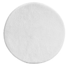 Bellora Hospitality Hotel Quality Round Bath Rug - 29” in White - Closeouts