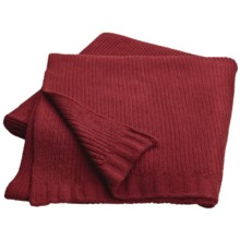 Bellora Hospitality Micro-Chenille Throw Blanket - 50x70” in Chili - Closeouts