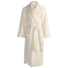 Bellora Hospitality Pearlon Wrap Robe (For Women) in Eggshell - Closeouts