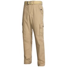 Belted Cotton Pants (For Men) in Canyon Beige - Closeouts