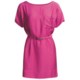 Belted Woven Dress - Short Sleeve (For Women)