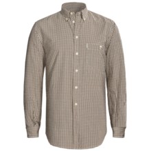 Beretta Rob Cotton Shirt - Long Sleeve (For Men) in 88 Brown Check - Closeouts