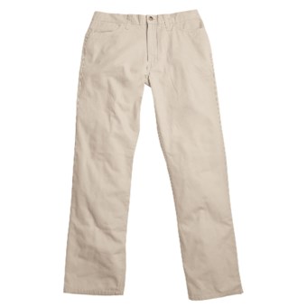Berle Enzyme Stonewash Pants - Cotton Twill, 5-Pocket (For Men) in Stone