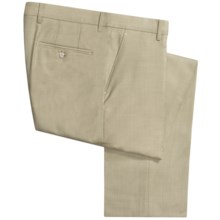 Berle Worsted Wool Dress Pants - Flat Front (For Men) in Light Green - Closeouts