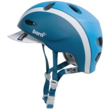 Bern Berkeley Zip Mold® Cycling Helmet - Removable Visor (For Women) in Matte Atlantic Blue Bomber - Closeouts