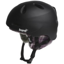 Bern Berkeley Zip Mold® Multi-Sport Helmet - Removable Liner (For Women) in Matte Black/Hunter Plaid Knit - Closeouts