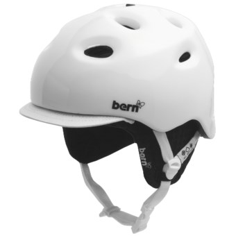 Bern Cougar 2  Multi-Sport Helmet - Zip Mold®, Removable Winter Liner (For Women) in Gloss White