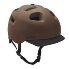 Bern G2 Cycling Helmet with Visor in Matte Brown - Closeouts