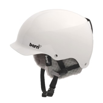 Bern Muse Multi-Sport Helmet - Removable Winter Liner (For Women) in Gloss White/Grey Knit