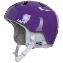Bern Nina Multi-Sport Helmet - Removable Liner (For Girls) in Gloss Purple/White - Closeouts