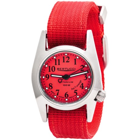 Bertucci M1-T ProColor Titanium Watch - DX3 R Nylon Strap For Women
