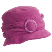 Betmar Fleece Buckle Cloche (For Women) in Pink - Closeouts