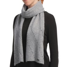 Betmar Madison Luxe Knit Scarf - Sequinned (For Women) in Heather - Closeouts