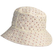 Betmar Pastoral Romance Mimosa Hat - UPF 50+ (For Women) in Buttercream/Betmar Pink - Closeouts