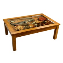 Big Sky Carvers Fairway Traditions Coffee Table - Hand-Cast Wood in Fairway Traditions - Closeouts