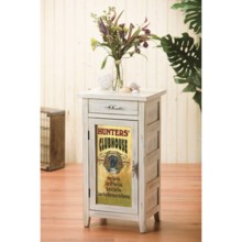 Big Sky Carvers Meissenburg Single Cabinet in Whitewash/Clubhouse Lab - Closeouts