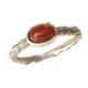 Big Sky Silver Carnelian Twig Ring (For Women)
