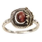 Big Sky Silver Falling Leaf Ring (For Women)