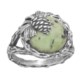 Big Sky Silver Woodland Turquoise Ring - Sterling Silver (For Women)