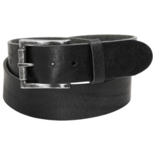 Bill Adler Richmond Belt - Leather (For Men) in Black - Closeouts