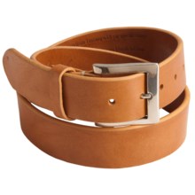 Bill Lavin Hand-Finished Belt - Italian Leather (For Men) in Natural - Closeouts