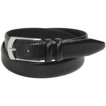 Bill Lavin Soft Collection Calfskin Belt - 35mm (For Men) in Black