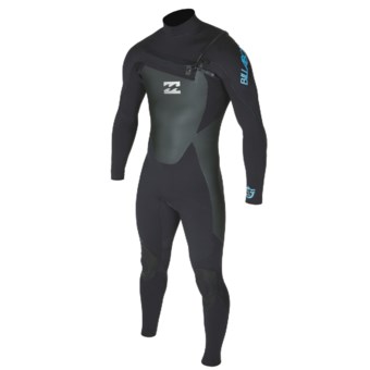 Billabong 403 B9 Chest Zip Wetsuit - 4mm (For Men) in Black
