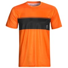 Billabong Adrift Rash Guard - Short Sleeve (For Men) in Neon Orange - Closeouts