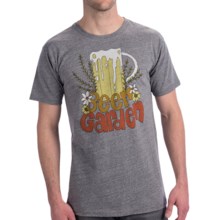 Billabong Andy Davis Barrel T-Shirt - Organic Cotton, Short Sleeve (For Men) in Beer Garden Dark Grey Heather - Closeouts