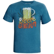 Billabong Andy Davis Barrel T-Shirt - Organic Cotton, Short Sleeve (For Men) in Beer Garden Dark Teal Heather - Closeouts