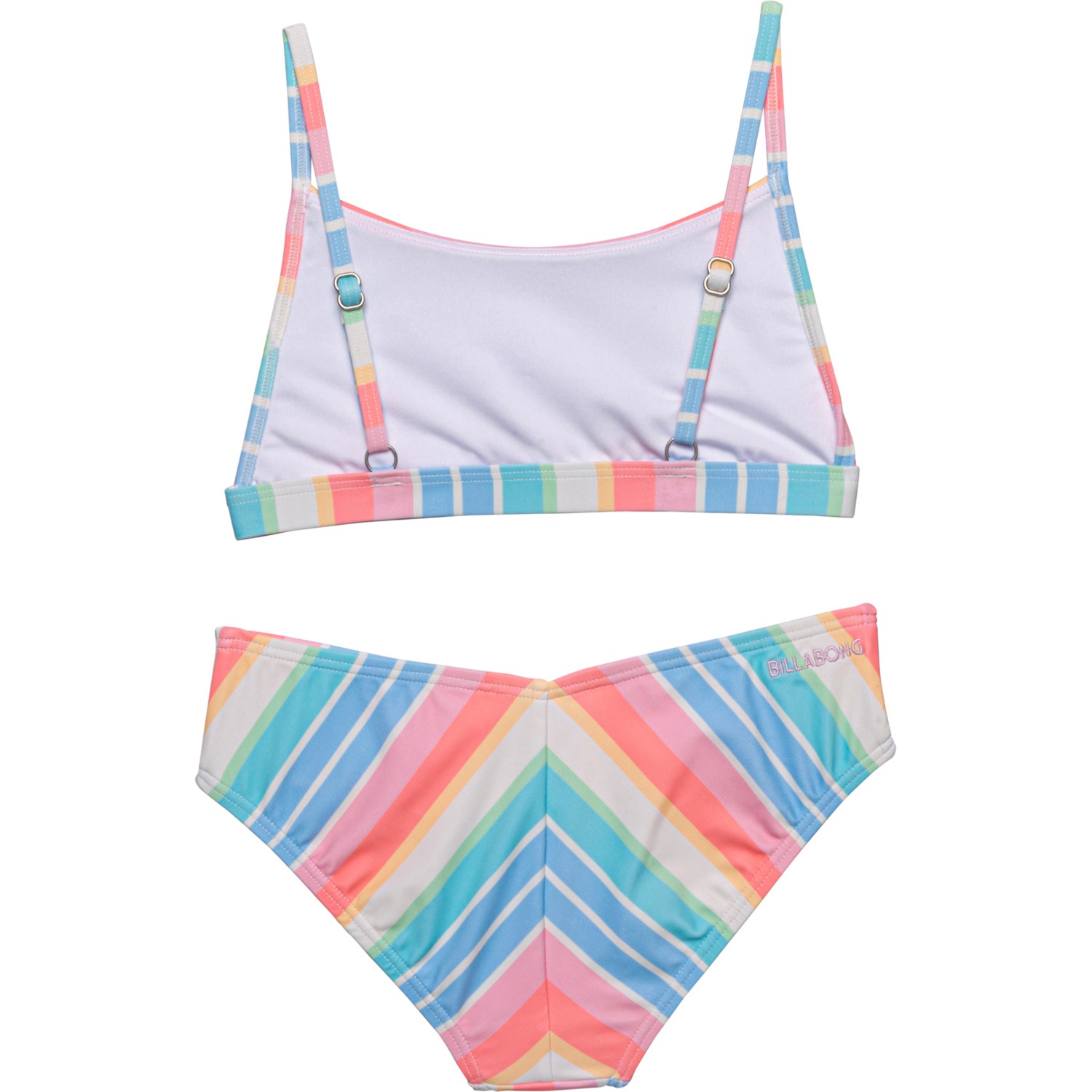 Billabong Big Girls Stoked On Stripes Billie Bikini Set Save 50