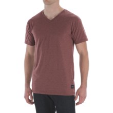 Billabong Essential Shirt - V-Neck, Short Sleeve (For Men) in Port Heather - Closeouts