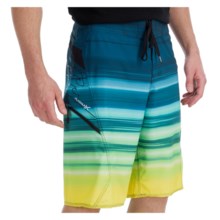 Billabong Flux Boardshorts - Recycled Materials (For Men) in Aqua/Lime - Closeouts