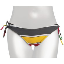Billabong Lilly Lowrider Bikini Swimsuit Bottoms (For Women) in Rasta - Closeouts