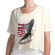Billabong Oversized T-Shirt - Short Sleeve (For Women) in Above Cool Wip - Closeouts