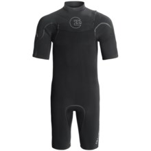 Billabong SGX Shorty Wetsuit - 2mm, Chest Zip, Short Sleeve (For Men) in Black - Closeouts