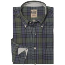 Bills Khakis Ancient Madras Shirt - Long Sleeve (For Men) in Black Watch - Closeouts