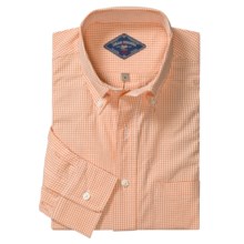 Bills Khakis Check Shirt - Button-Down Collar, Long Sleeve (For Men) in Tangerine - Closeouts