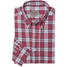 Bills Khakis Davidson Plaid Shirt - Long Sleeve (For Men) in Red - Closeouts