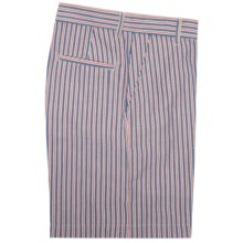 Bills Khakis Fancy Parker Shorts - Seersucker (For Men) in Navy/Red - Closeouts