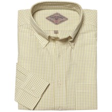Bills Khakis Gingham Seersucker Shirt - Long Sleeve (For Men) in Lime - Closeouts