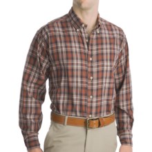 Bills Khakis Logan Plaid Shirt - Long Sleeve (For Men) in Brown - Closeouts