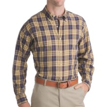 Bills Khakis Logan Plaid Shirt - Long Sleeve (For Men) in Maize - Closeouts
