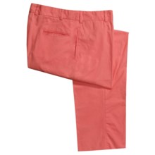 Bills Khakis M1 Cotton Poplin Pants - Flat Front (For Men) in Coral - Closeouts