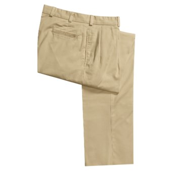 Bills Khakis M1P Cotton Twill Pants - Front Pleats (For Men) in Wheat